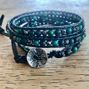 Chrysocolla Wrap Bracelet